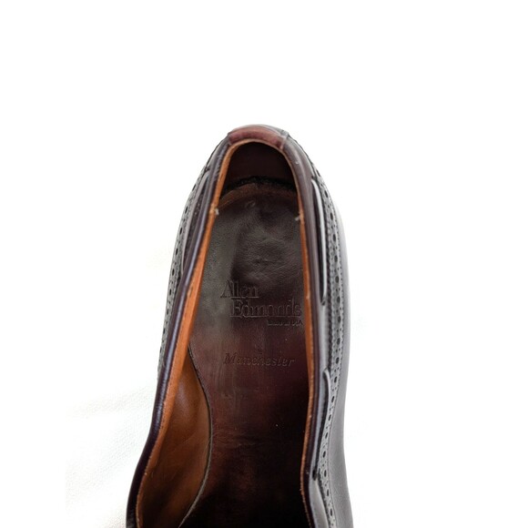 Allen Edmonds Manchester Tassel Loafers Men 11D Brown Wingtip Brogue Kiltie USA main image 4